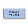 Samolepiaca páska Brother TZe-521 9 mm modrá/čierna