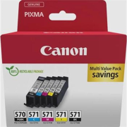 Atramentová náplň Canon PGI-570PGBK+ CLI-571 BK/C/M/Y multipack pre MG 5750/5751/6850