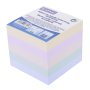 Bloček kocka nelepená 83x83x75mm pastelové farby