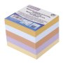 Bloček kocka nelepená 83x83x75mm pastelové farby