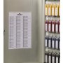 Skrinka na 72 kľúčov DURABLE KEY BOX 72 strieborná