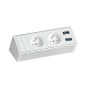 Zásuvkový pevný panel na hranu stola PECZ W 001