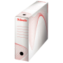 Archívny box Esselte 80mm biely/červený