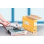 Archívny box Esselte 100mm žltý/biely