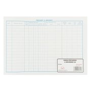 Kniha príchodov a odchodov, A4, 50 hárkov