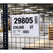 Závesné vrecko s drôteným vešiakom na šírku A4, 50ks, transparentné Vrecko s drôteným závesom