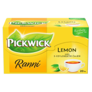 Čaj PICKWICK čierny ranný s citrónom 25 x 1,75g/ 20 x 1,75g