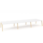 Pracovné stoly Bench ALFA ROOT 540x160cm, biely