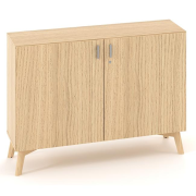 Policová skriňa ALFA ROOT s del.priečkou, 1 polica, 120x47x88,7cm, dub