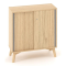 Policová skriňa ALFA ROOT, posuvné dvere, 1 polica, 80x45x88,7cm, dub