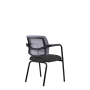 Konferenčná stolička LAPEL Visitor, čierne lyžiny, BN6 antracit
