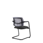 Konferenčná stolička LAPEL Visitor, čierne lyžiny, BN6 antracit