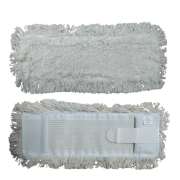 Mop 50 cm smyčka + prestrih Klaro - biely jazyk