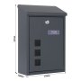 Poštová schránka Casa Inox, antracit