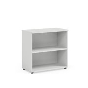 Policová skriňa BASIC, otvorená, 80x40x76,5cm, biela