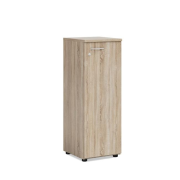 Policová skriňa BASIC, pravé dvere so zámkom, 40x40x111,7cm, dub Sonoma