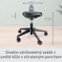 Ergonomická stolička na sedenie s kolieskami Leitz Ergo