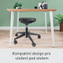 Ergonomická stolička na sedenie s kolieskami Leitz Ergo
