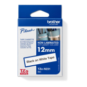 Samolepiaca páska Brother TZ-N231 12 mm biela/čierna