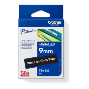Samolepiaca páska Brother TZe-325 9 mm čierna/biela