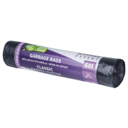 Vrecia zaťahovacie DONAU EXPERT, CLASSIC LDPE 60 ℓ, 10 ks, čierne