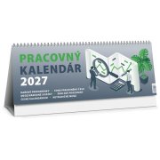 Stolový kalendár riadkový 30 x 12 cm - Pracovný veľký 2027
