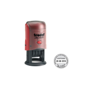 Pečiatka Trodat Printy dater 46130 Ø 30mm - odtlačok modrý