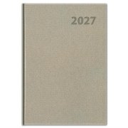 Diár týždenný B5 16,5 x 24,5 cm Manager 2027 - platinový