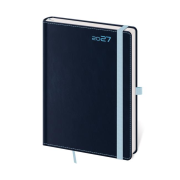 Diár DOUBLE BLUE týždenný A5 14,3x20,5cm 2027