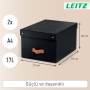 Úložný box Leitz Puro, kartón, veľkosť M, 2ks