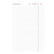 Stavebný denník A4 158 listov číslovaný